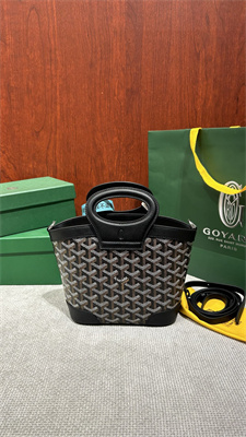 Goyard Beluga Mini Bag Goyardine Canvas & Chevroches Calfskin Black