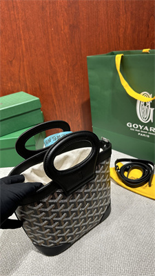 Goyard Beluga Mini Bag Goyardine Canvas & Chevroches Calfskin Black