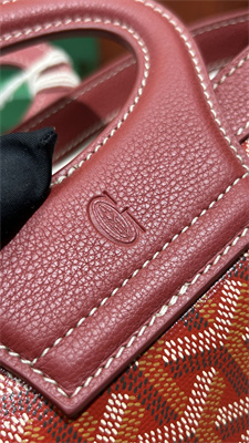 Goyard Beluga Mini Bag Goyardine Canvas & Chevroches Calfskin Red