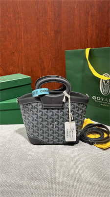Goyard Beluga Mini Bag Goyardine Canvas & Chevroches Calfskin Grey