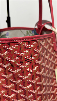 Goyard Saint Louis GM Bag In Goyardine Canvas & Chevroches Calfskin Fuchsia