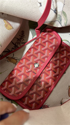 Goyard Saint Louis GM Bag In Goyardine Canvas & Chevroches Calfskin Fuchsia