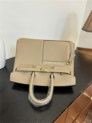 Birkin Colormatic Bag Swift Leather 25/30 Gold/Silver Hardware In Trench Color HS