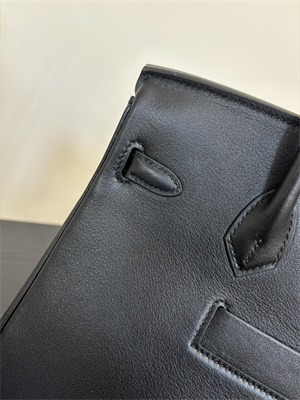 Birkin Colormatic Bag Swift Leather 25/30 Gold/Silver Hardware In Black Color HS