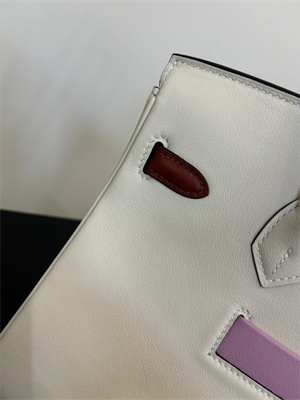 Birkin Colormatic Bag Swift Leather 25/30 Gold/Silver Hardware In Nata/Chai/Cuivre/Lime/Mauve Sylvester Color HS