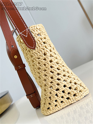 LV All In BB Raffia &Brown Leather M14217
