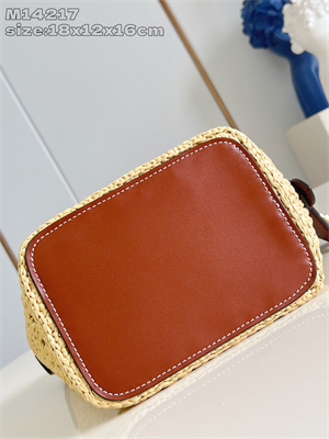 LV All In BB Raffia &Brown Leather M14217