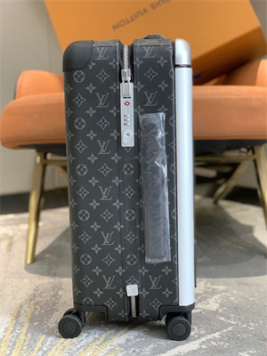 L.V Suitcase  luggage Monogram Eclipse Canvas & Calfskin