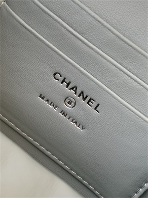 Chanel Vanity Case Lambskin & Silver-Tone Metal Lt Blue AP3940