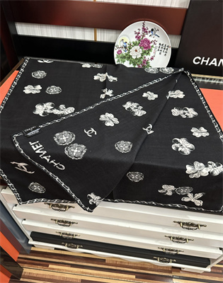 Chanel Cashmere/Silk Scarf 38932