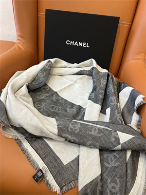Chanel Wool/Cashmere/Silk Scarf/Shawl 38933