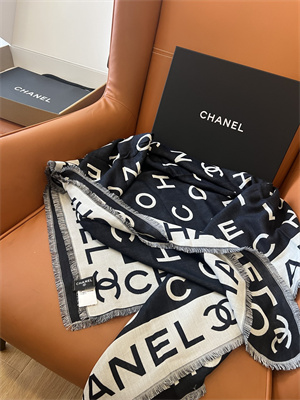 Chanel Wool/Cashmere/Silk Scarf/Shawl 38936