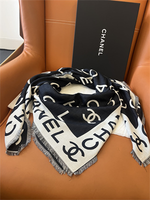 Chanel Wool/Cashmere/Silk Scarf/Shawl 38936
