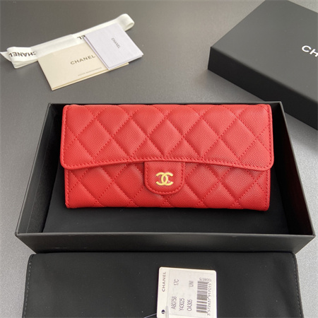 Chanel Long Wallet Grained Calfskin A80758
