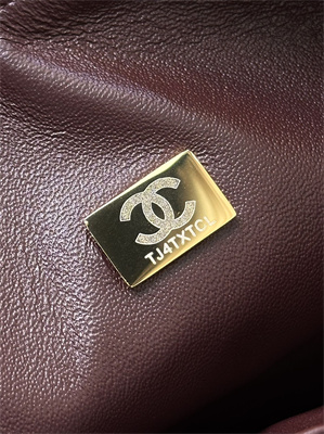 Chanel Small Classic Flap Bag Grained Calfskin Gold Tone Metal Black 01117 TOP