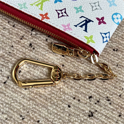 LV X TM Key Pouch Monogram Canvas white Colorful M13664