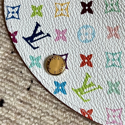 LV x TM Rosalie Coin Purse Monogram Canvas White Colorful M13399