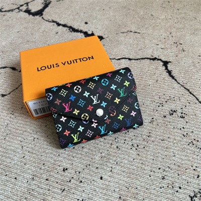 LV xTM Victorine Wallet Monogram Canvas Black Colorful M14163