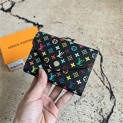 LV xTM Victorine Wallet Monogram Canvas Black Colorful M14163