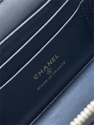 Chanel Long Vanity With Chain Grained Calfskin & Gold-Tone Metal Black AP4933 TOP
