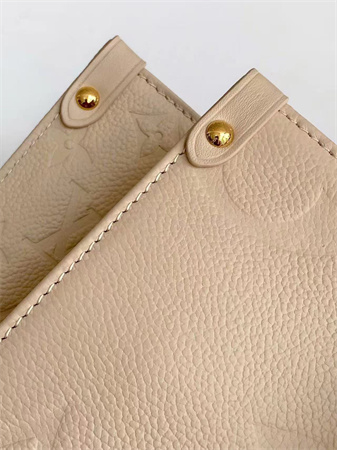 L.V ONTHEGO MM Monogram Empreinte Leather Sand M14255