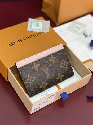 L.V Card Holder Vivienne Monogram Canvas Snowy Pearl/Blue Frost M15345