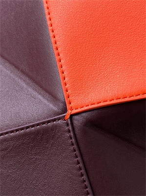 Loewe Medium Puzzle Fold Tote In Shinny Calfskin