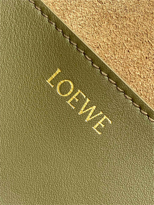 Loewe Medium Puzzle Fold Tote In Shinny Calfskin