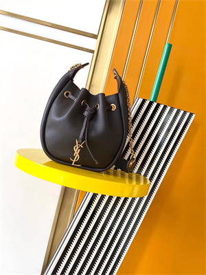 Y.S.L Bucket Bag In Fondant Calfskin