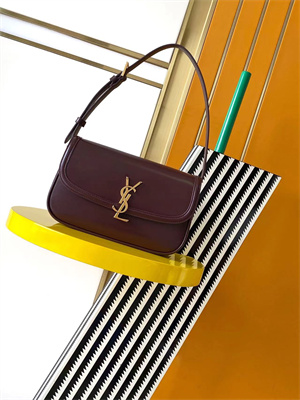 Y.S.L SOLFERINO Small IN BOX SAINT LAURENT ROUGE CABERNET Color