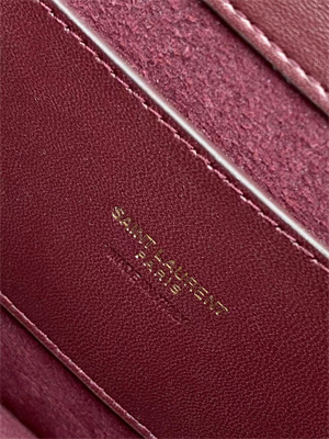 Y.S.L SOLFERINO Small IN BOX SAINT LAURENT ROUGE CABERNET Color