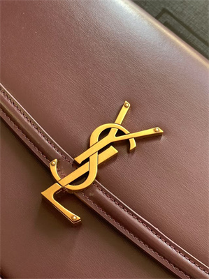 Y.S.L SOLFERINO MEDIUM IN BOX SAINT LAURENT ROUGE CABERNET Color